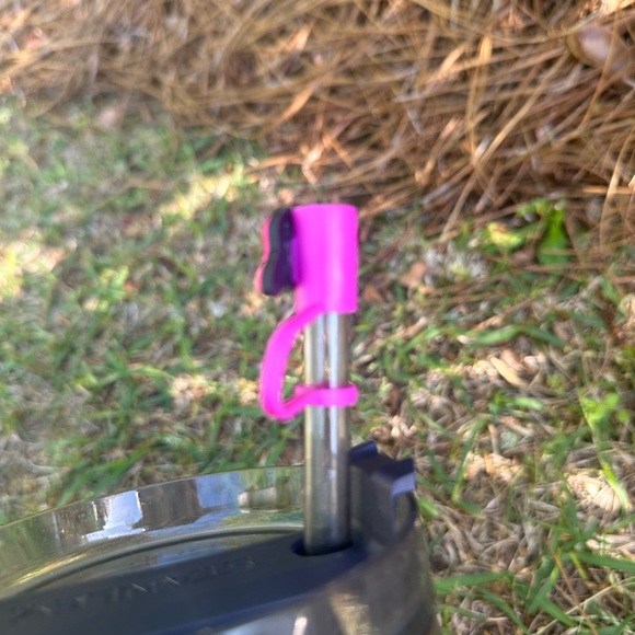 Pink Cowboy Hat Stanley Straw Topper - Picture 3 of 4